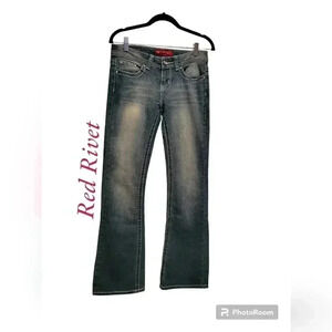 Red Rivet Jeans 7